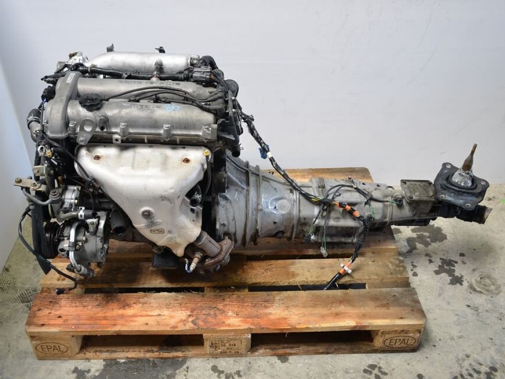 JDM 94 97 MAZDA MIATA B6 1.6L ENGINE WITH 5 SPEED MANUAL TRANSMISSION